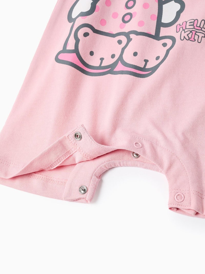 Pyjama Combi en Coton Hello Kitty Rose clair - Kiabi