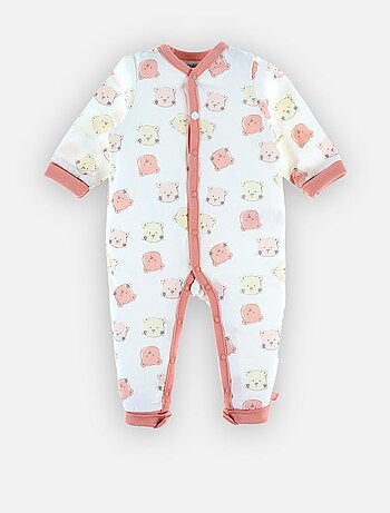 Pyjama combi longue iconique en coton bio, Noukie's