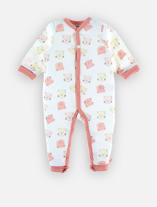 Pyjama combi longue iconique en coton bio, Noukie's - Kiabi