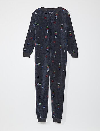 Pyjama combinaison 'gamer' - Kiabi