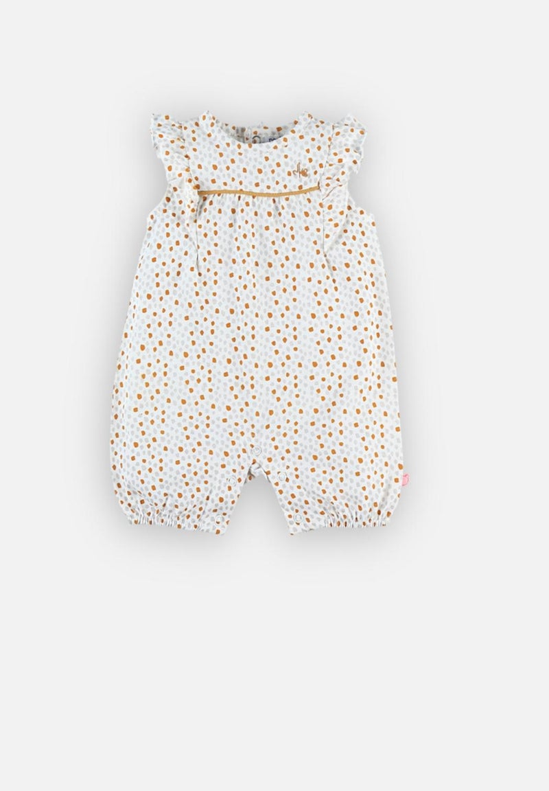 Pyjama combishort en coton à pois - Noukie's Blanc - Kiabi