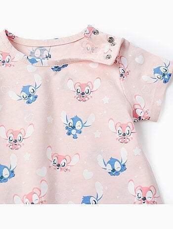 Pyjama-Combishort en Coton Lilo et Stitch