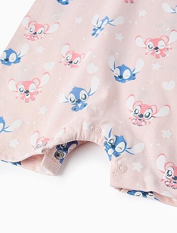 Pyjama-Combishort en Coton Lilo et Stitch