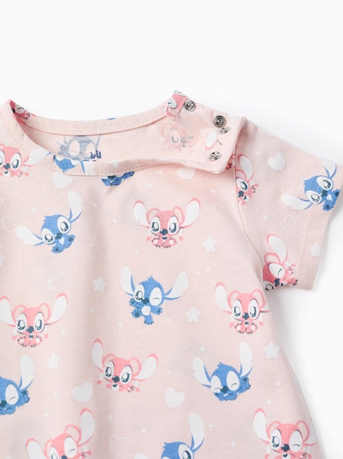 Pyjama-Combishort en Coton Lilo et Stitch - Kiabi