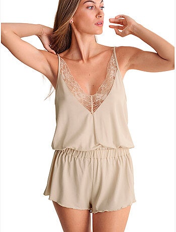 Pyjama combishort fines bretelles DESTINY