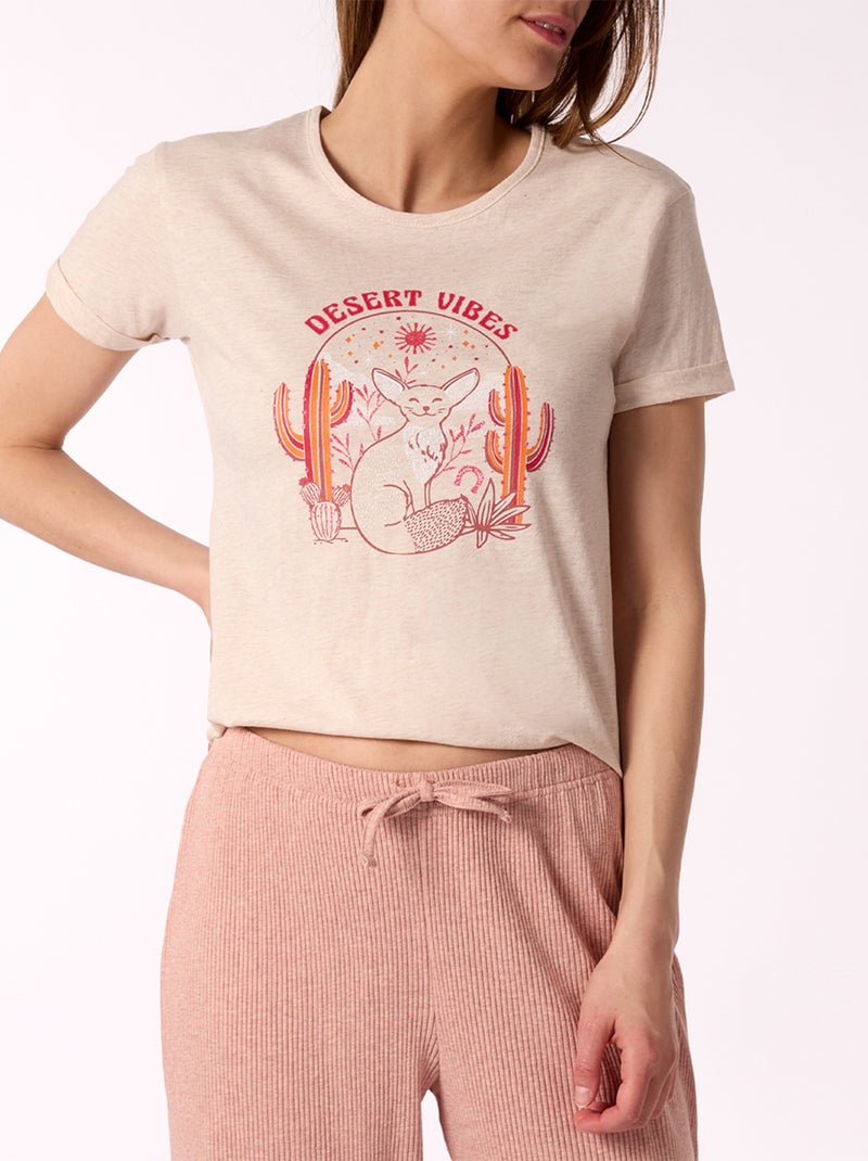 Pyjama   COSMIC COWGIRL rose - MELISSA BROWN Rose clair - Kiabi