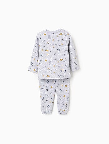 Pyjama Côtelé avec Motif dAnimaux de la Forêt