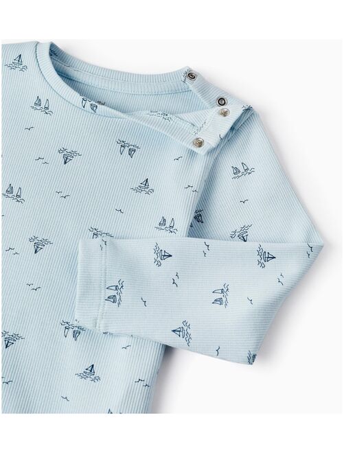 Pyjama côtelé avec motif pour bébé garçon 'Sail Boats' manches longues ESSENTIALS LINE - Kiabi