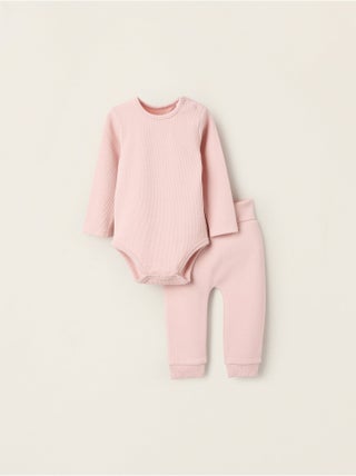 Pyjama Côtelé de Body et Pantalon
