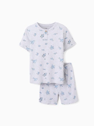 Pyjama Côtelé en Coton