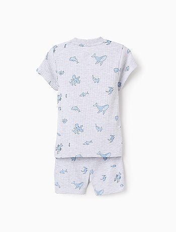 Pyjama Côtelé en Coton