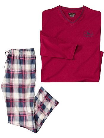 Pyjama coton à carreaux - atlas for men