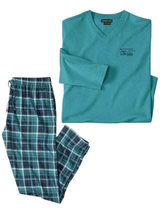 Pyjama Coton à Carreaux  - Atlas For Men