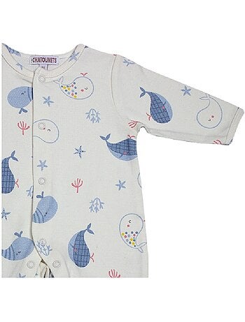 Pyjama Coton "Baleine" Les Chatounets