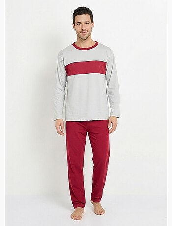 Pyjama coton bicolore - Afibel