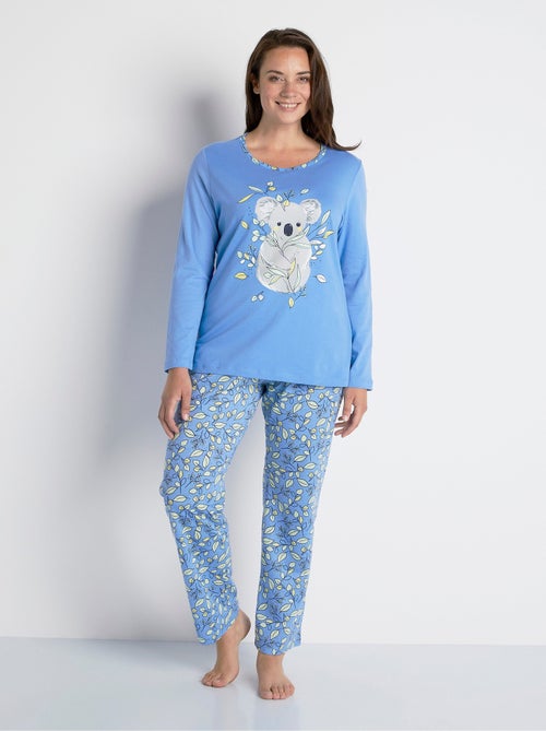 Pyjama coton imprimé motif koala - Afibel - Kiabi