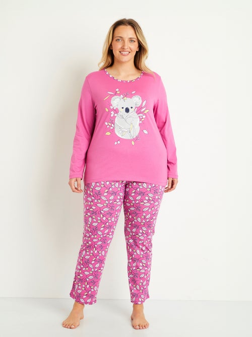 Pyjama coton imprimé motif koala - Afibel - Kiabi