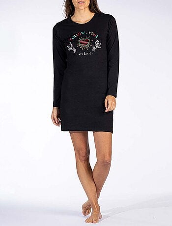 Pyjama COTON MELISSA BROWN - Pack de 2