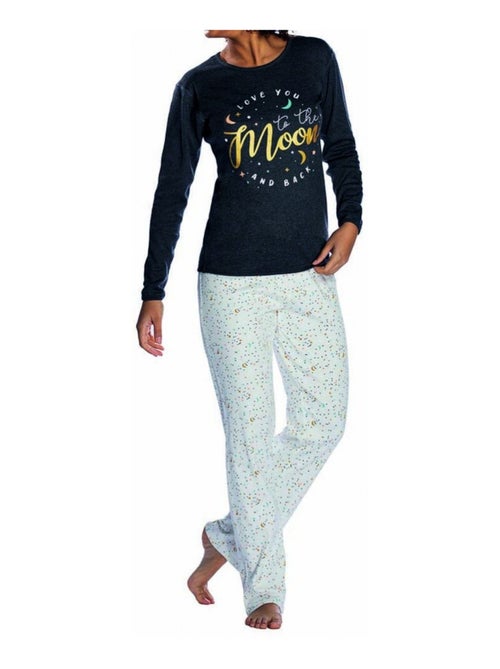 Pyjama COTON MELISSA BROWN - Kiabi