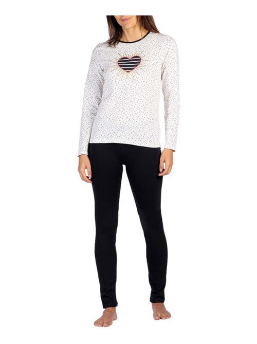 Pyjama COTON MELISSA BROWN - Kiabi
