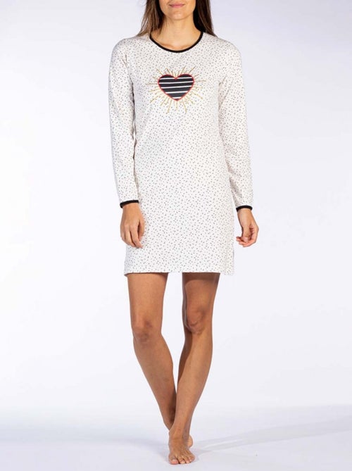 Pyjama COTON MELISSA BROWN - Kiabi