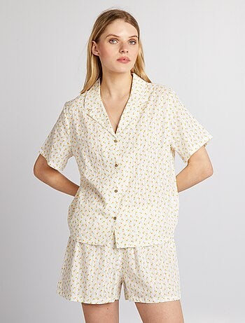 Pyjama court - chemise short - 2 pièces