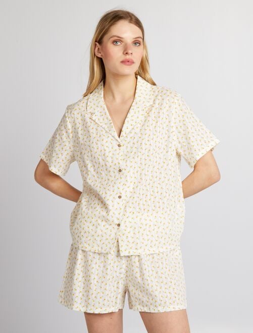 Pyjama court - chemise short - 2 pièces - Kiabi