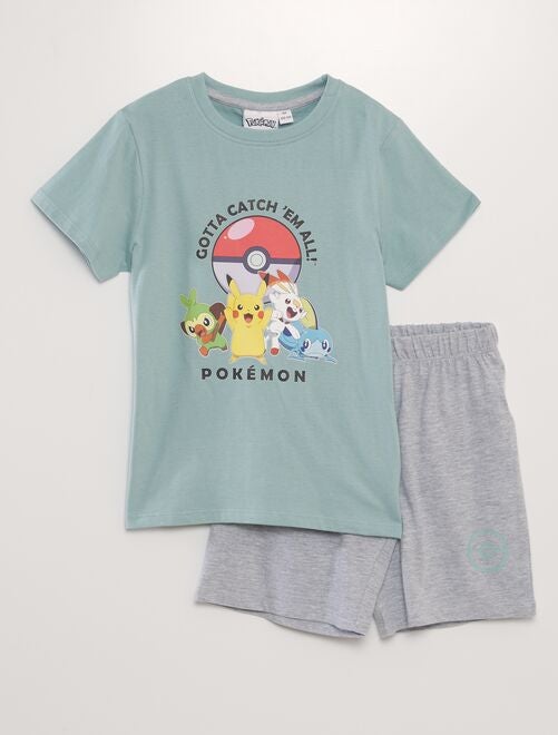 Pyjama court - imprimé 'Pokémon' - 2 pièces - Kiabi