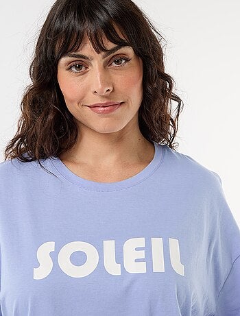 Pyjama court à motifs - 2 pièces