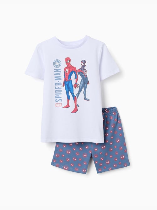 Pyjama court avec imprimé qui brille dans le noir Spider-Man - Kiabi