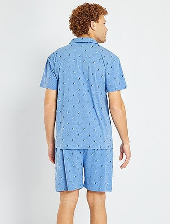 Pyjama short homme pas cher, pyjashort homme - taille 6XL - Kiabi