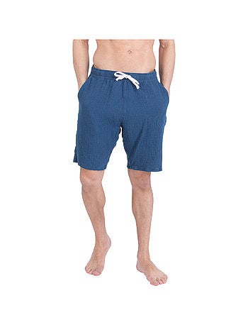 Pyjama court col rabat homme Easy Coton Athena