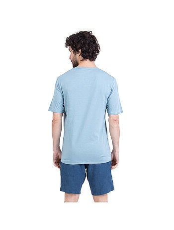 Pyjama court col rabat homme Easy Coton Athena