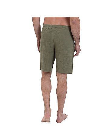 Pyjama court col rabat homme Easy Coton Athena