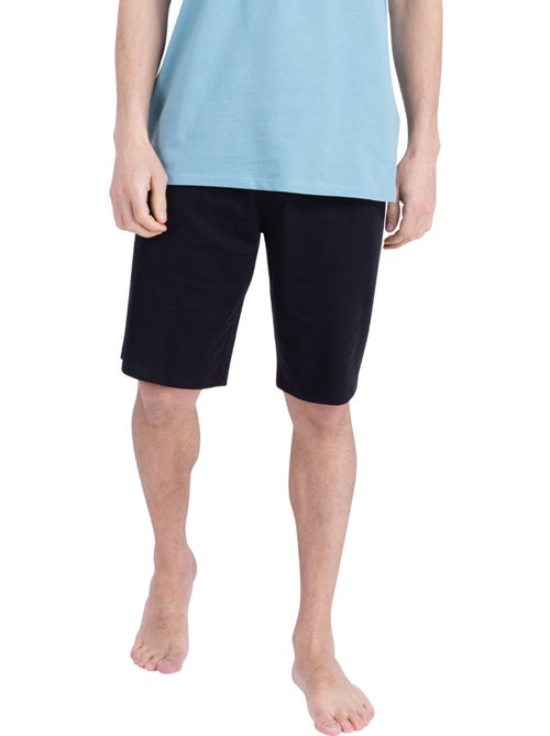 Pyjama court col rond homme Ecopack Sérigraphie Athena - Kiabi