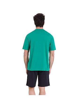 Pyjama court col rond homme Ecopack Sérigraphie Athena