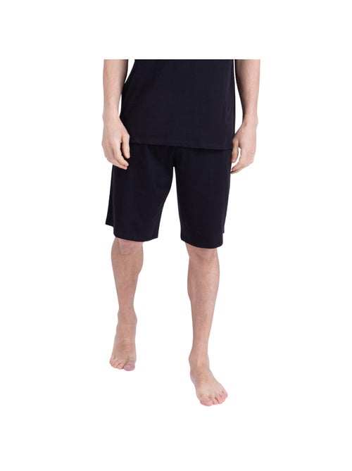 Pyjama court col rond homme Ecopack Sérigraphie Athena - Kiabi