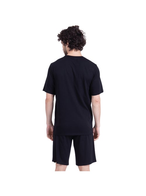 Pyjama court col rond homme Ecopack Sérigraphie Athena - Kiabi