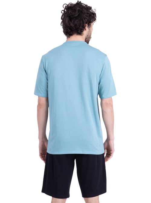 Pyjama court col rond homme My Petit Prix Athena - Kiabi