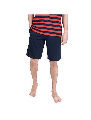 Pyjama court col rond homme Rayures Ocean Club Athena