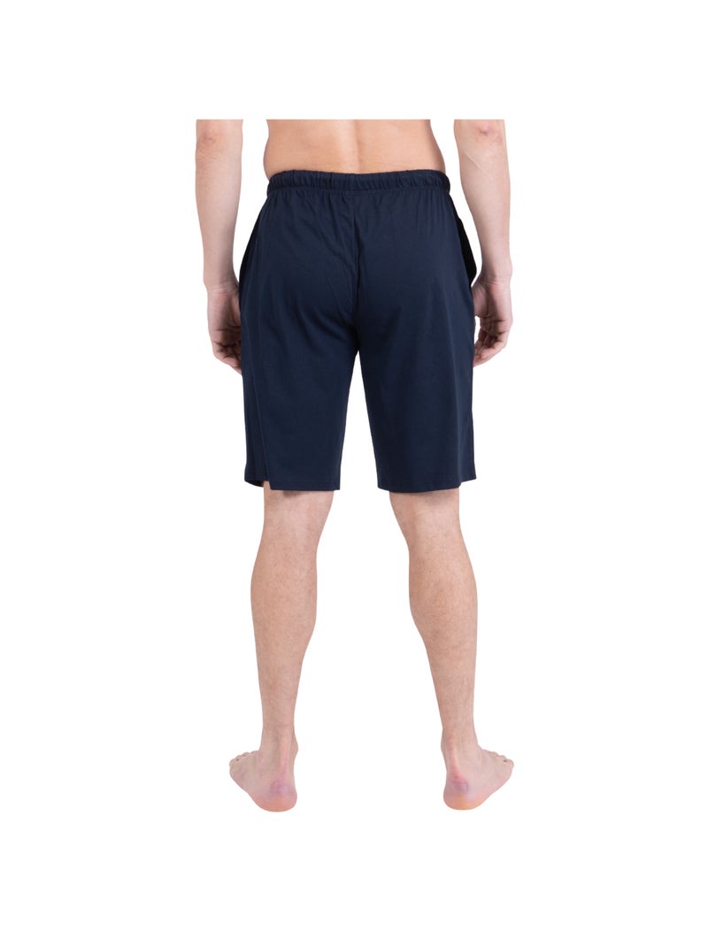 Pyjama court col rond homme Rayures Ocean Club Athena Bleu - Kiabi