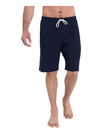 Pyjama court col rond homme Rayures Waves Athena