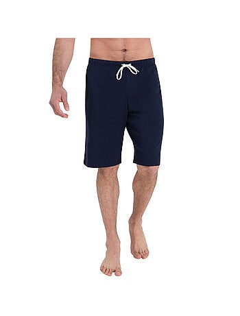 Pyjama court col rond homme Rayures Waves Athena