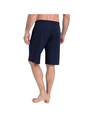 Pyjama court col rond homme Rayures Waves Athena