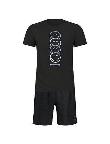 Pyjama court col rond homme SmileyWorld® I Athena