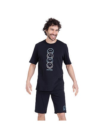 Pyjama court col rond homme SmileyWorld® I Athena