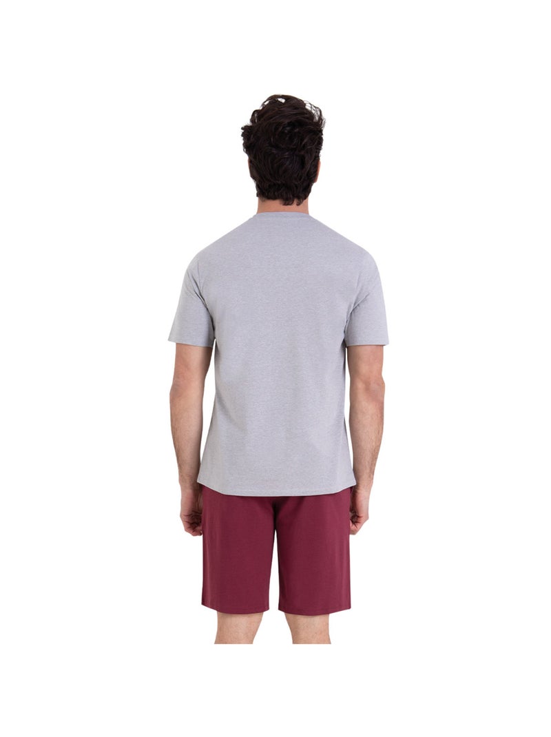 Pyjama court col rond homme Sport Athena Multicolore - Kiabi