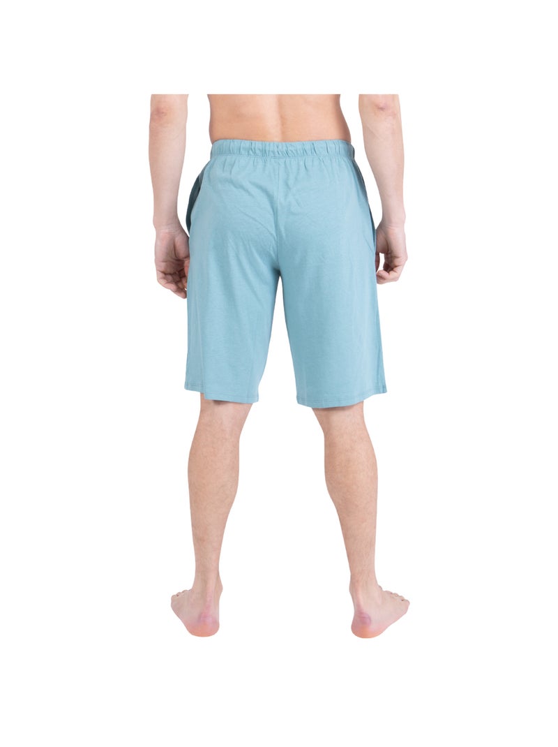 Pyjama court col rond homme Sportswear Athena Vert - Kiabi