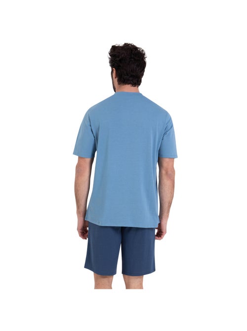 Pyjama court col tunisien homme Chic Athena - Kiabi