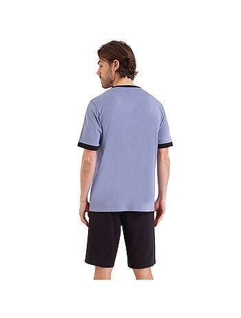 Pyjama court col V homme Ecopack Construction Athena